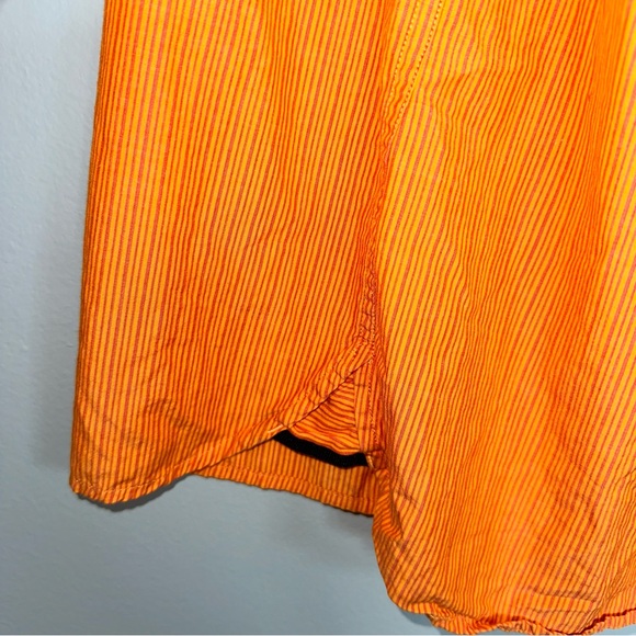 Men’s GAP Classic Button Down Orange Large L - Picture 6 of 13